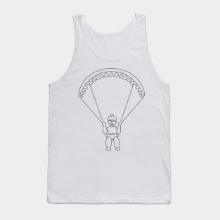 Paragliding Line Tank Top